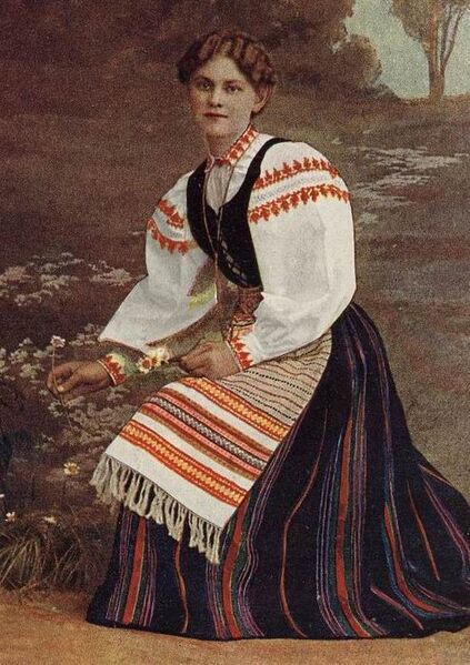 Datei:Bild Memelländerin in Tracht.jpg